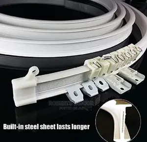 Bendable Curtain Rails With Flexible Tracks