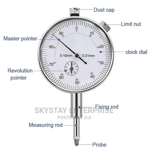 Dial Gauge 0-10mm 0.01mm - thumbnail 2