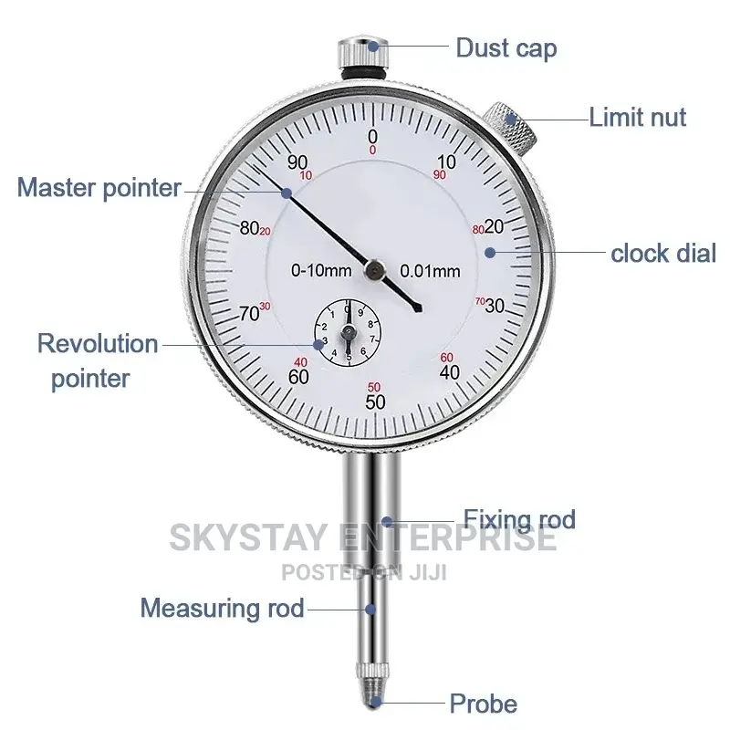 Dial Gauge 0-10mm 0.01mm