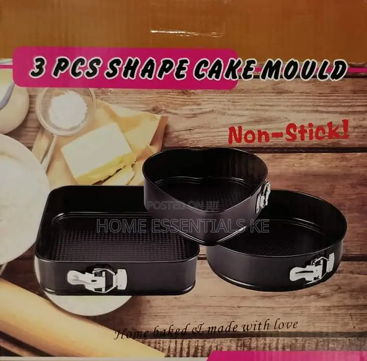 3pcs Different Shapes Baking Trays