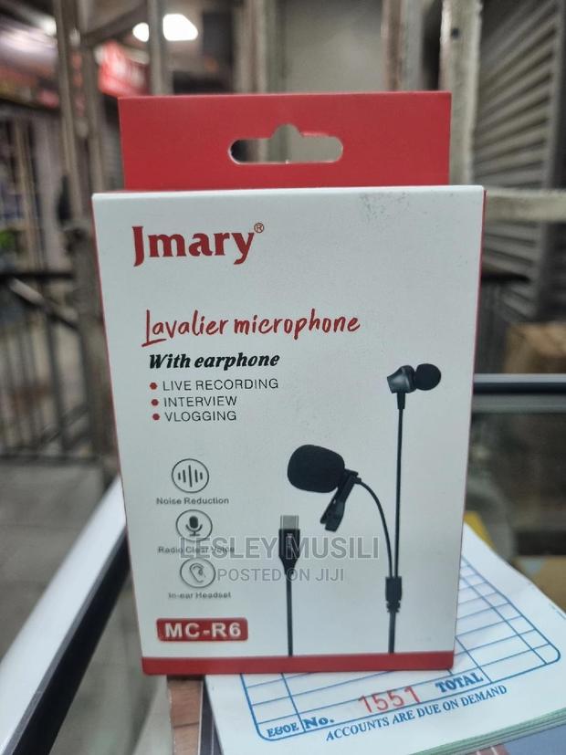 Jmary Mc-R6 Type-C Microphone With Earphone for Android - thumbnail 2