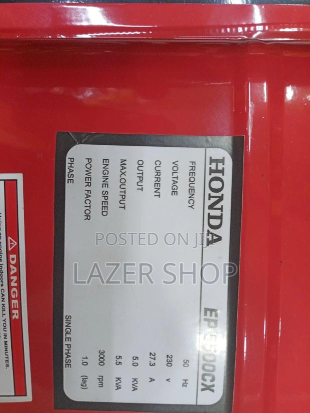 Honda 5.5h Generator - thumbnail 4