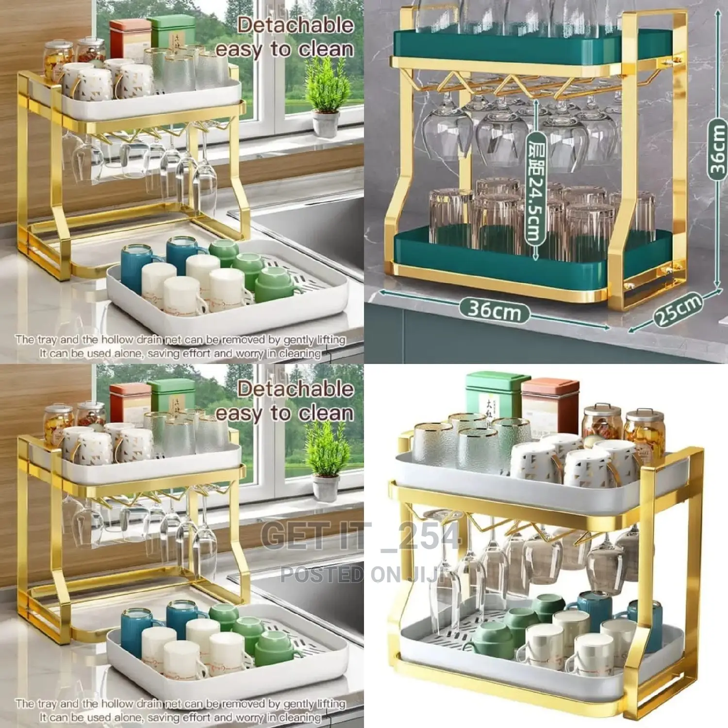 2 Tier Multifunctional Drain Rack