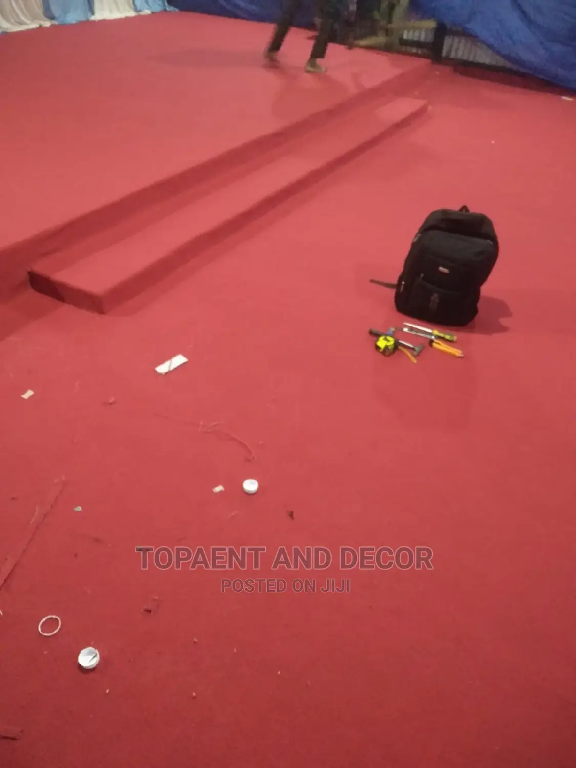 Warmth Enhancer Floor Red Carpet