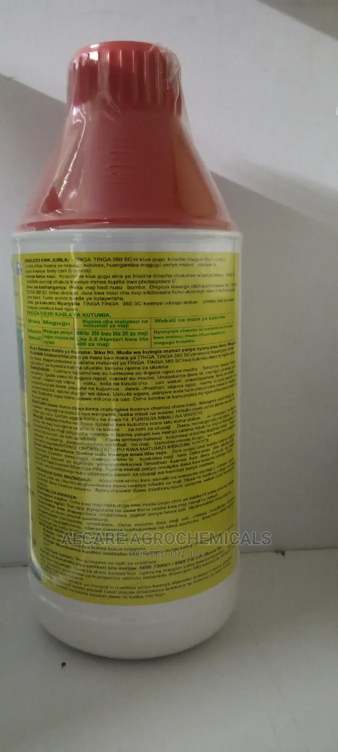 Tingatinga 380sc Selective Maize  Herbicide 1 Litre