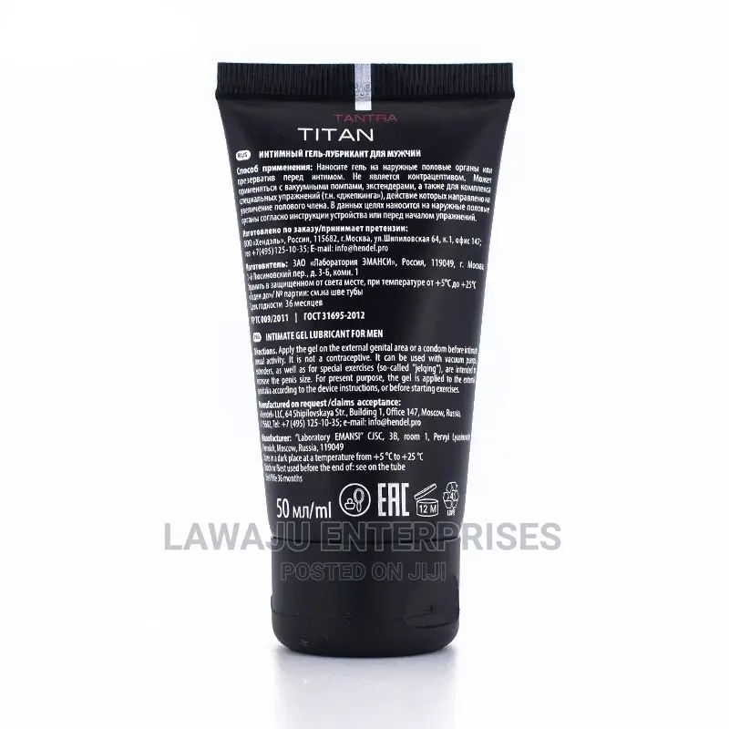 Titan Gel- Red (Special Gel for Men)