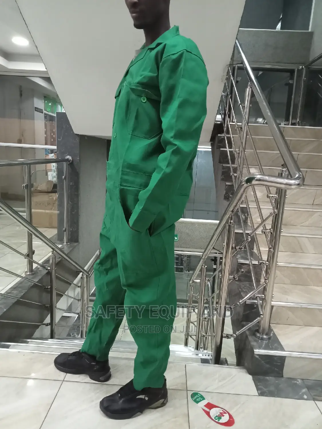 Uhuru Green Plain Overalls