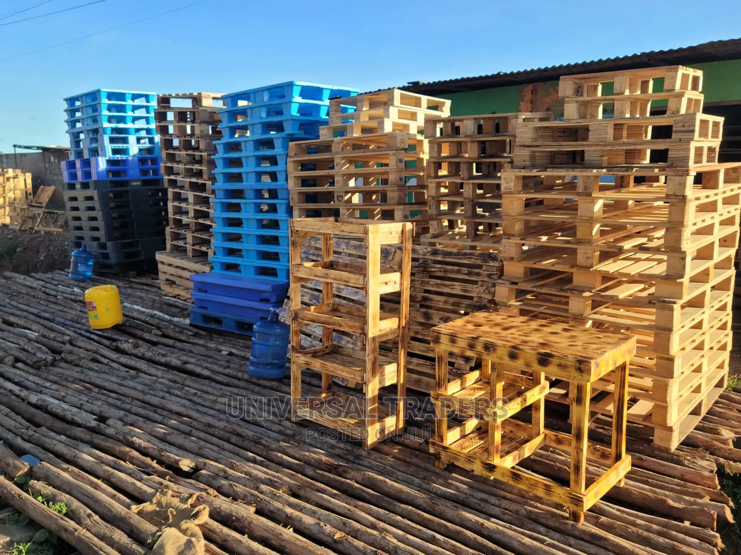 Wooden Pallets, Kitchen Table, Bed All Furniture Works