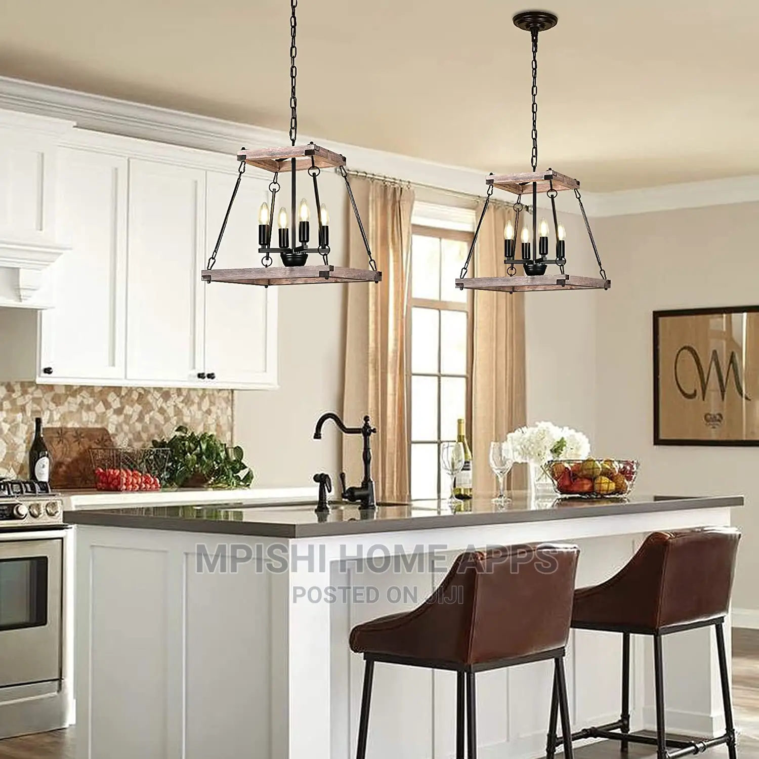 Lantern Pendant Light E14×4