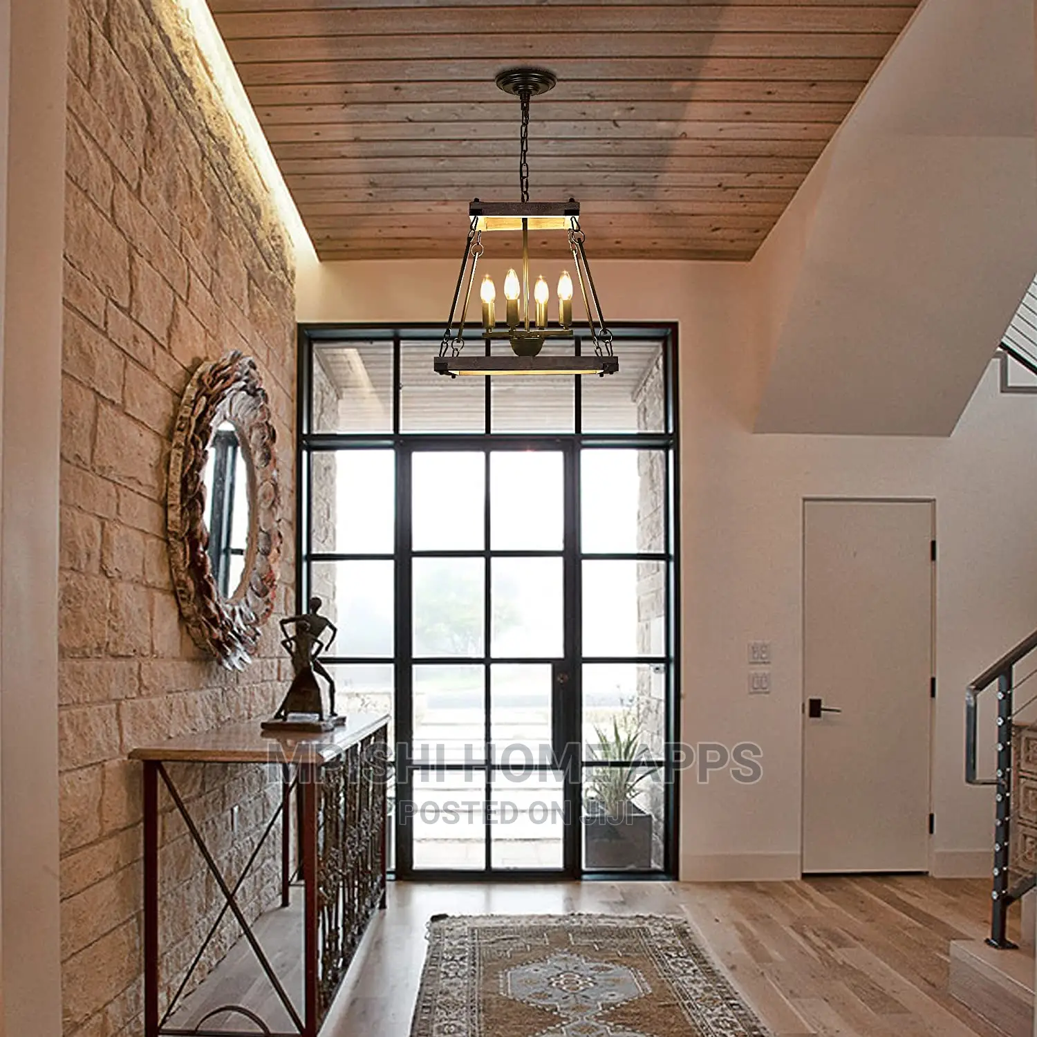 Lantern Pendant Light E14×4