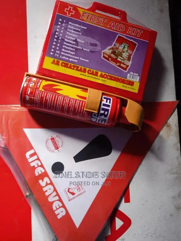 3 in 1 Combo Safety Car Road Emergency Kits