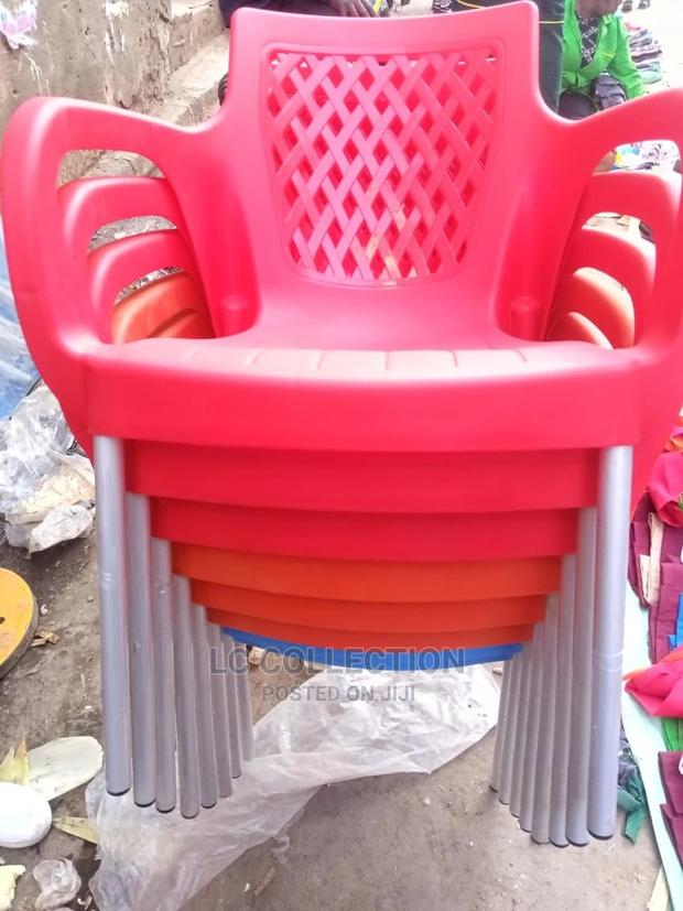 Metallic Plastic Tubing Chairs - thumbnail 2