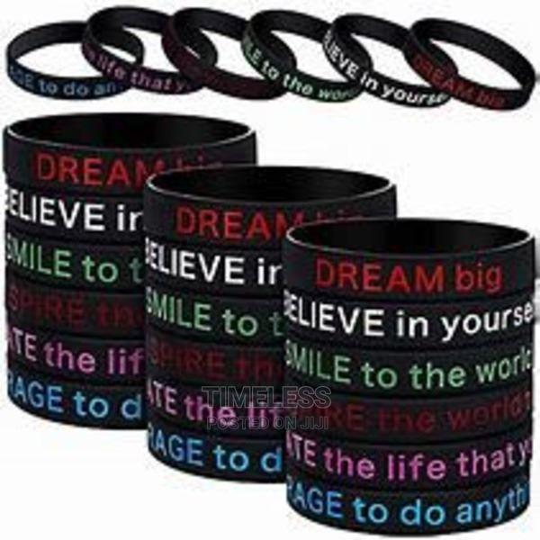 Sleek and Stylish Silicon Wristbands