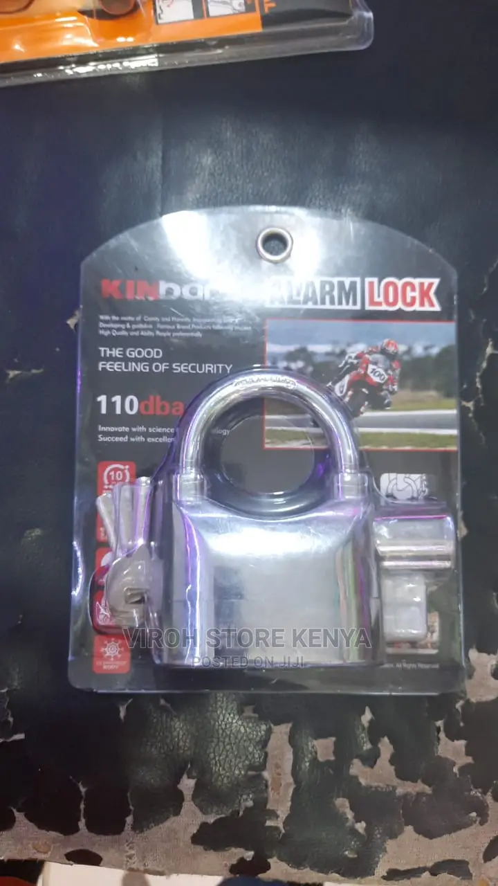 Kinbar Alarm Padlock 3keys With Spare Batteries