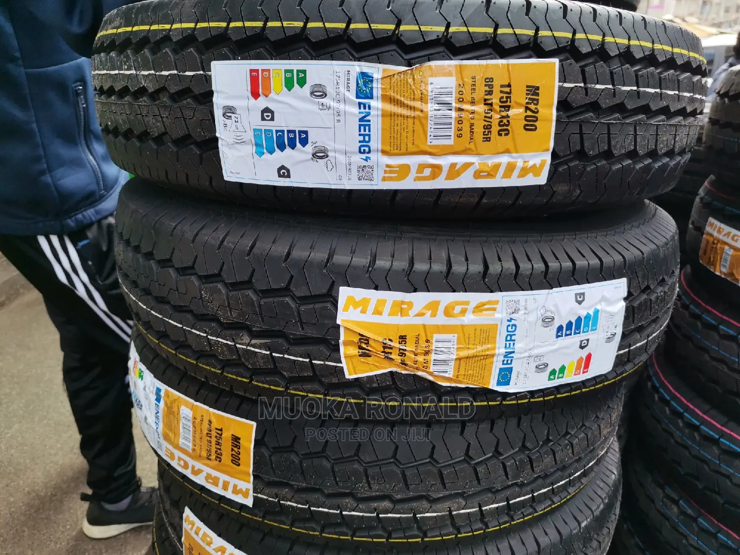 175R13C Mirage Tyre (8pr
