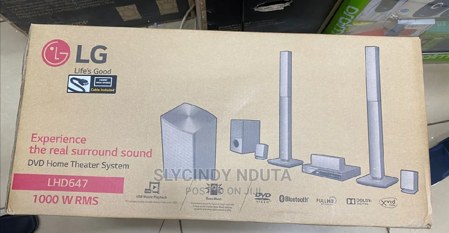 Lg (Lhd647) 1000w DVD Home Theater System