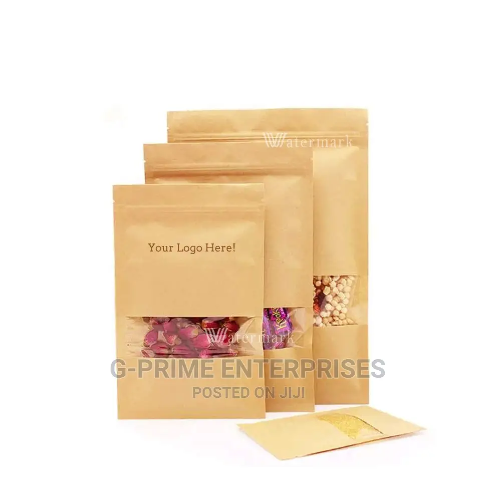 Kraft Pouch Bags