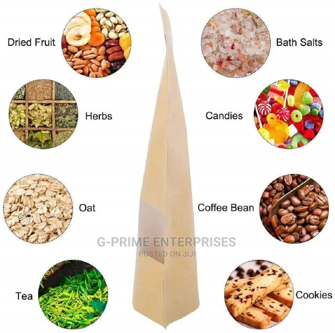 Kraft Pouch Bags
