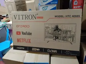 Vitron 40" Inch Smart Android Tv Wifi Netflix,Youtube