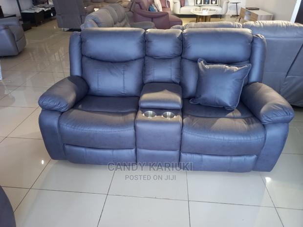 2 Seater Recliner Sofa With a Cupholder