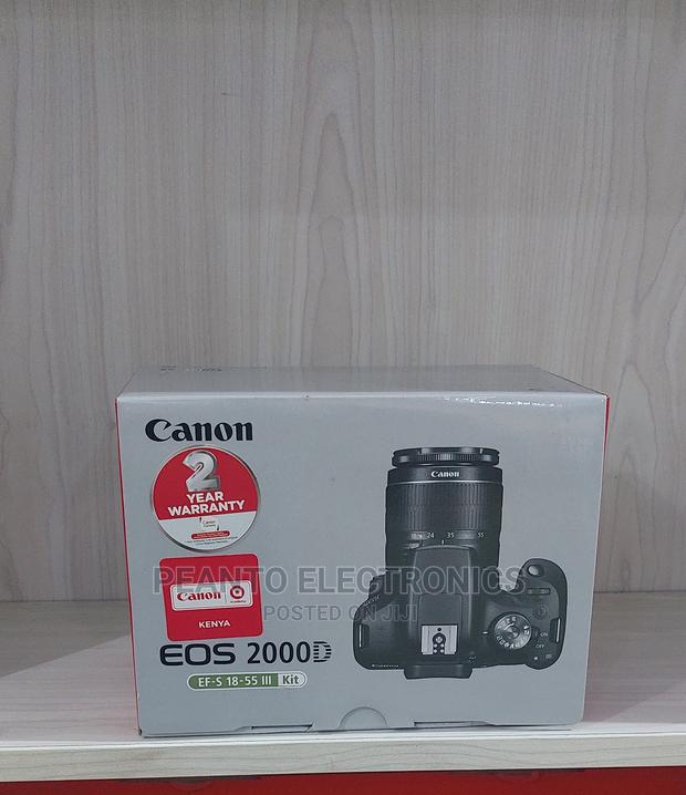 Canon Eos 2000d DSLR Camera With 18-55mm Lens - main view