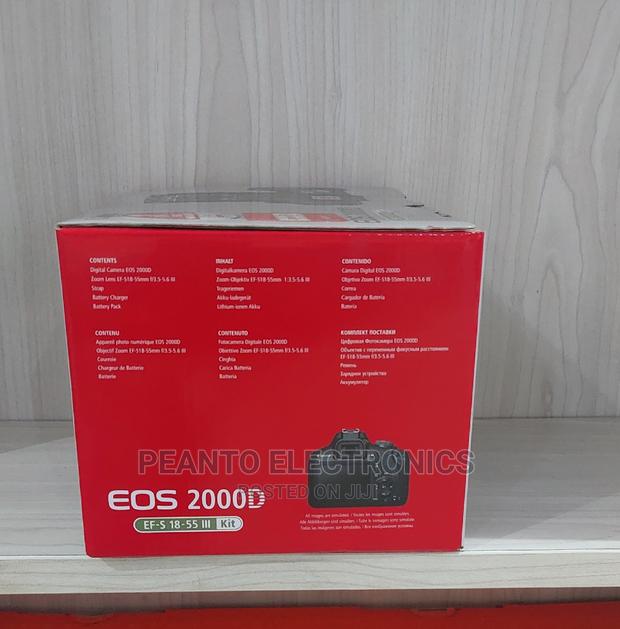 Canon Eos 2000d DSLR Camera With 18-55mm Lens - thumbnail 3