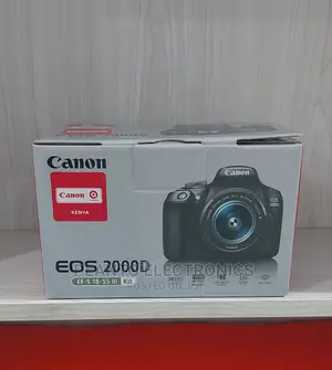 Canon Eos 2000d DSLR Camera With 18-55mm Lens