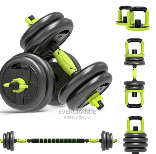 30 Kg Dumbbells 6 in 1 Kettle Bell+Barbell