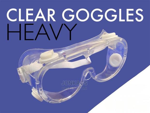 Heavy Duty Clear Safety Goggles - main view