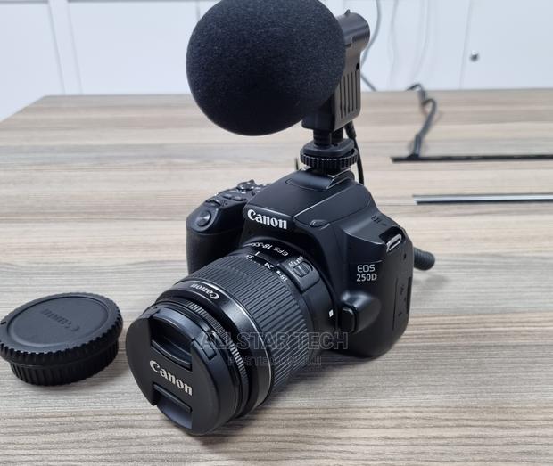 Canon EOS 250D DSLR Camera With 18-55mm Lens (Black) - thumbnail 2