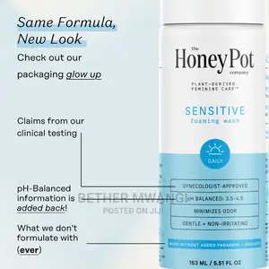 The Honey Pot Intimate Wash in Kenya (Sensitive)