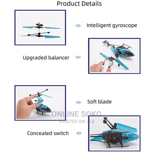 Remote Control Infrared Induction Mini Helicopter Toy - thumbnail 4