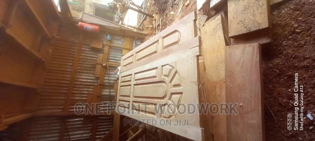 Mahogany Double and Std Doors - main view