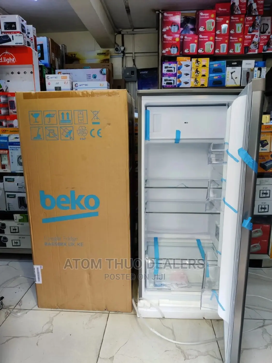 *Beko Single Door Fridge 198litres