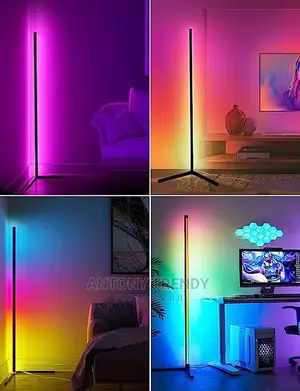 Corner Floor Lamp, Floor Lamps For Living Room, Led Corner L