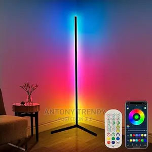 Corner Floor Lamp, Floor Lamps For Living Room, Led Corner L