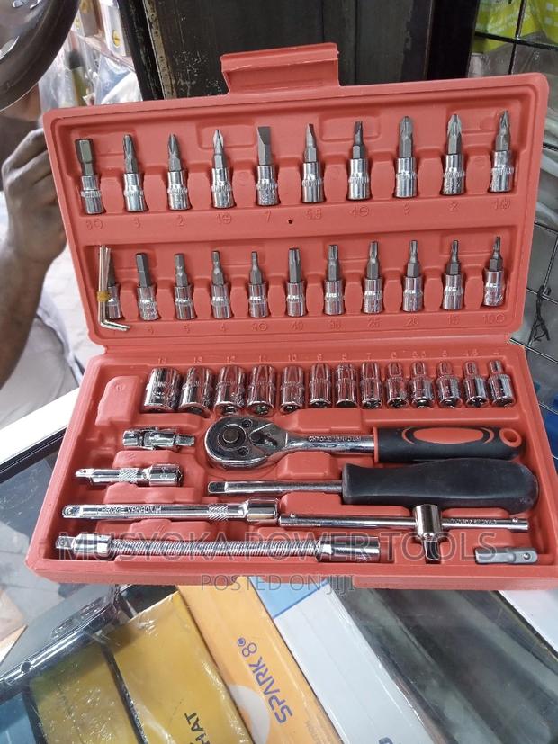 Socket Spanner Screwdriver Set 46pcs - main view
