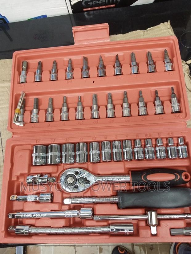 46 Pcs Quarter Inch RatchetSet - main view