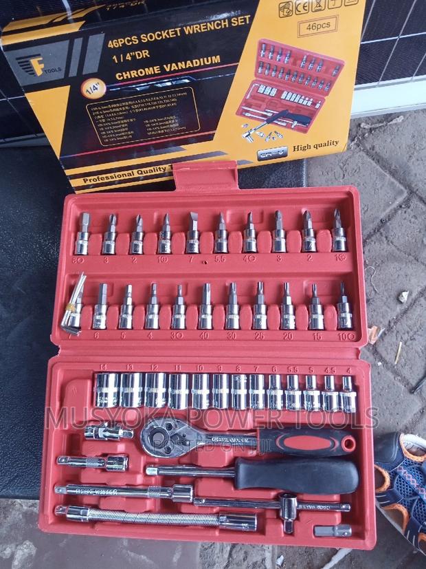 46pcs Assorted Socket G Set Ratchet Tool Torque Wrench Set