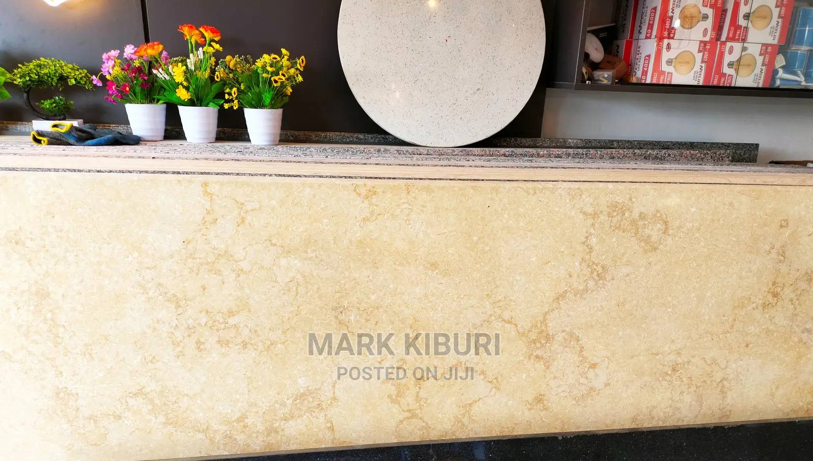 Beige Marble Countertop