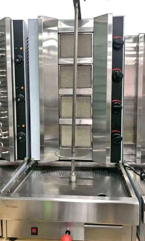 Gas/ Electric Powered 4 Burner Shawarma Machine