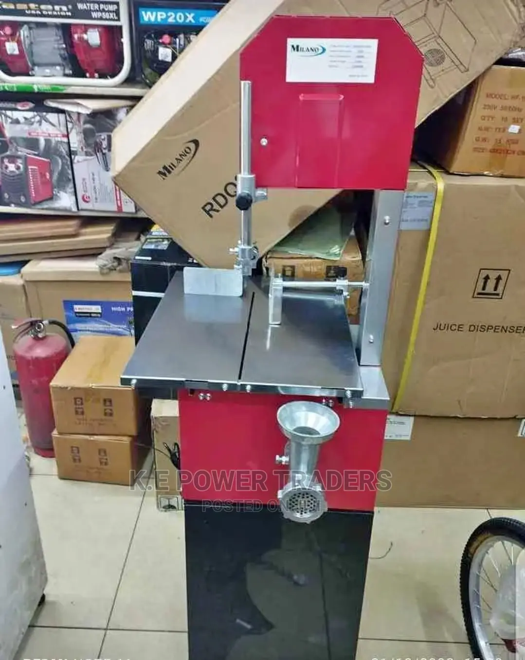 2 in 1 Commercial Meat Mincer With Bone Saw Machine
