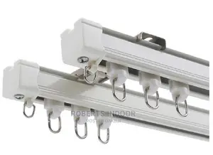 1 Meter Straight Curtain Rails