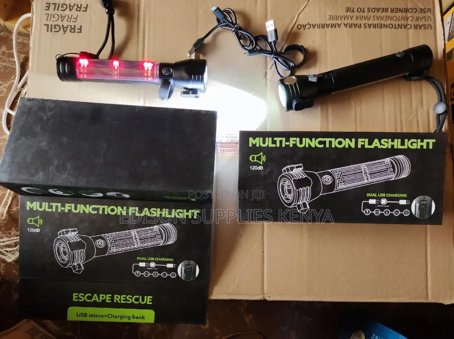 9 in 1 Tactical Torch Multifunctional Flashlight