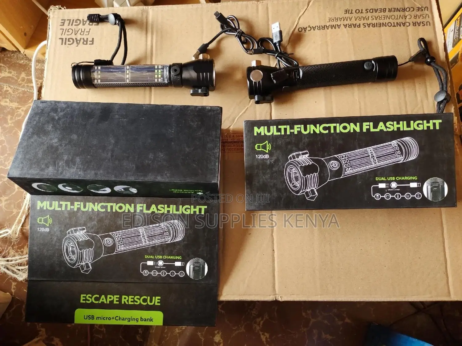 9 in 1 Tactical Torch Multifunctional Flashlight