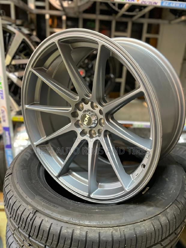 Grey Offset Rims 18 Inch Fitting Subaru, Mark X