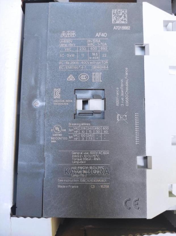 ABB 70A 3-Pole Contactor - thumbnail 2