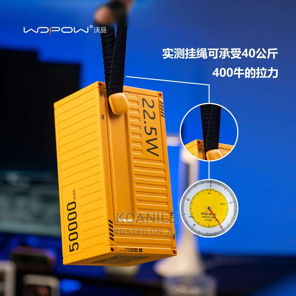 Wopow 50000mah Container Super Fast Powerbank (22.5w)