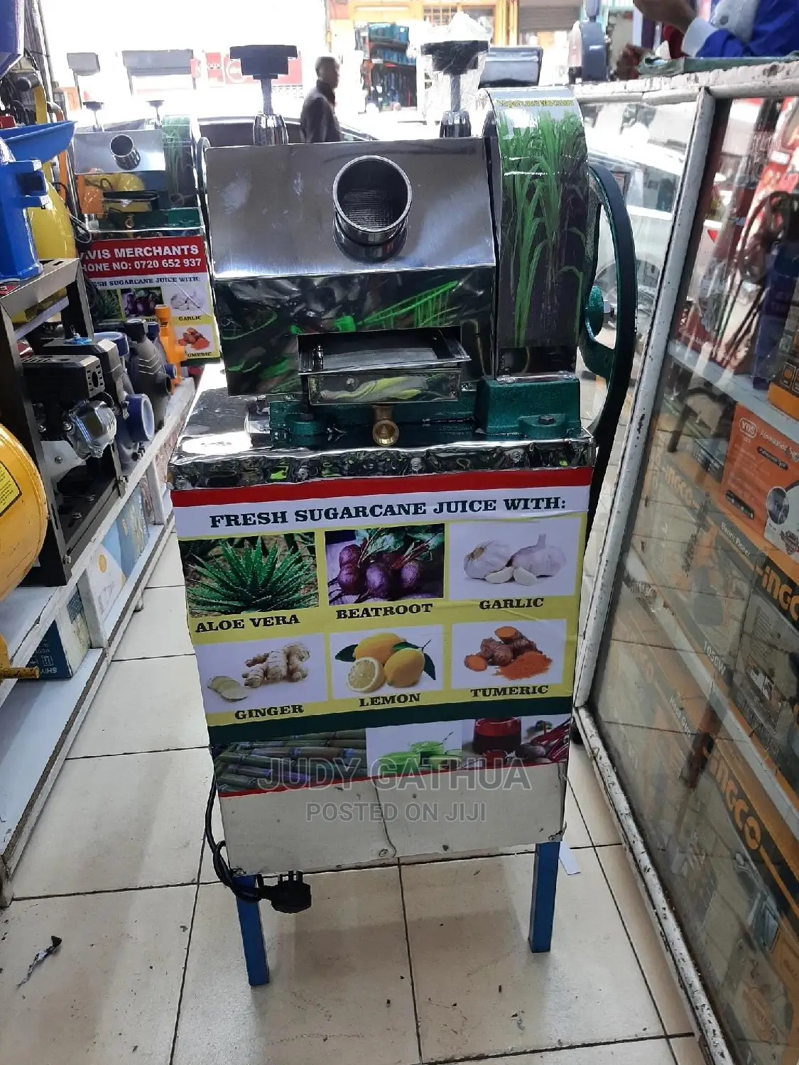 Heavy-Duty Sugarcane Juicer