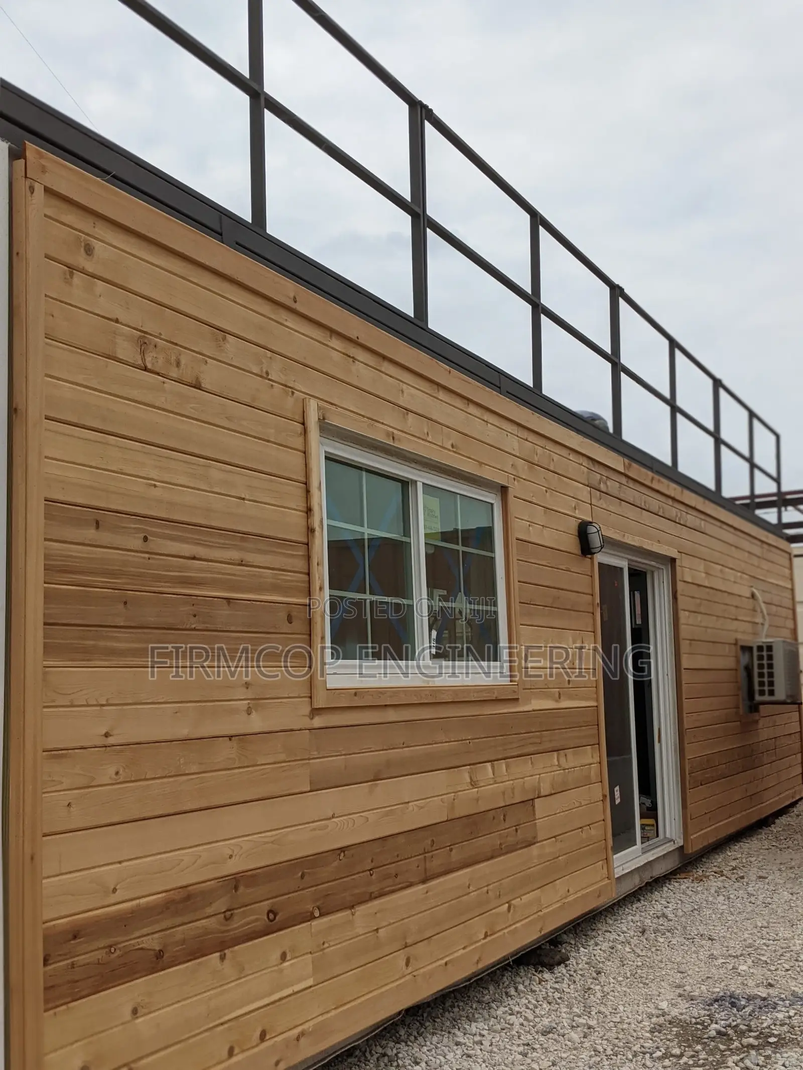 40ft Container House - Wood Cladded